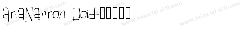 AriaNarron Boid字体转换